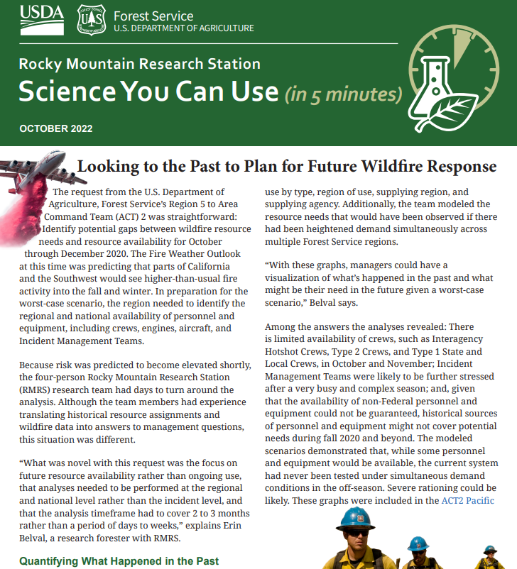 Looking to the Past to Plan for Future Wildlife Response