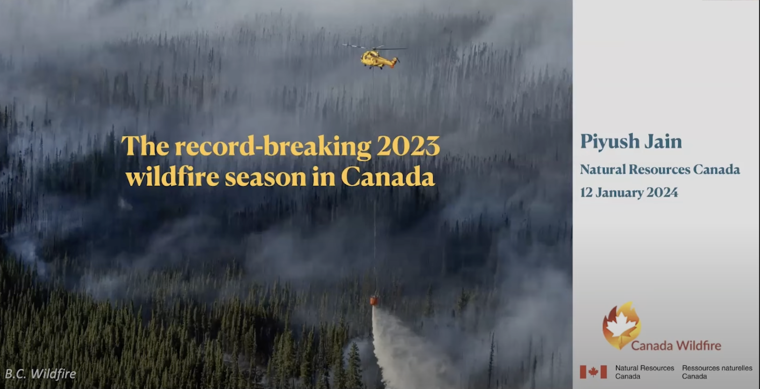 The record breaking 2023 fire season in Canada