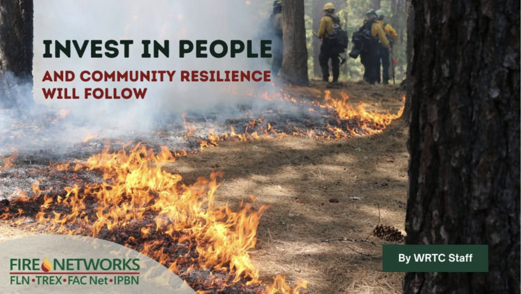 Invest in People and Community Resilience Will Follow